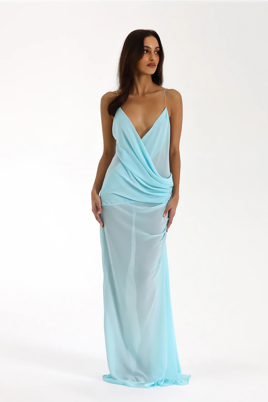 Natalie Rolt Magnolia Gown - Blue photo 3