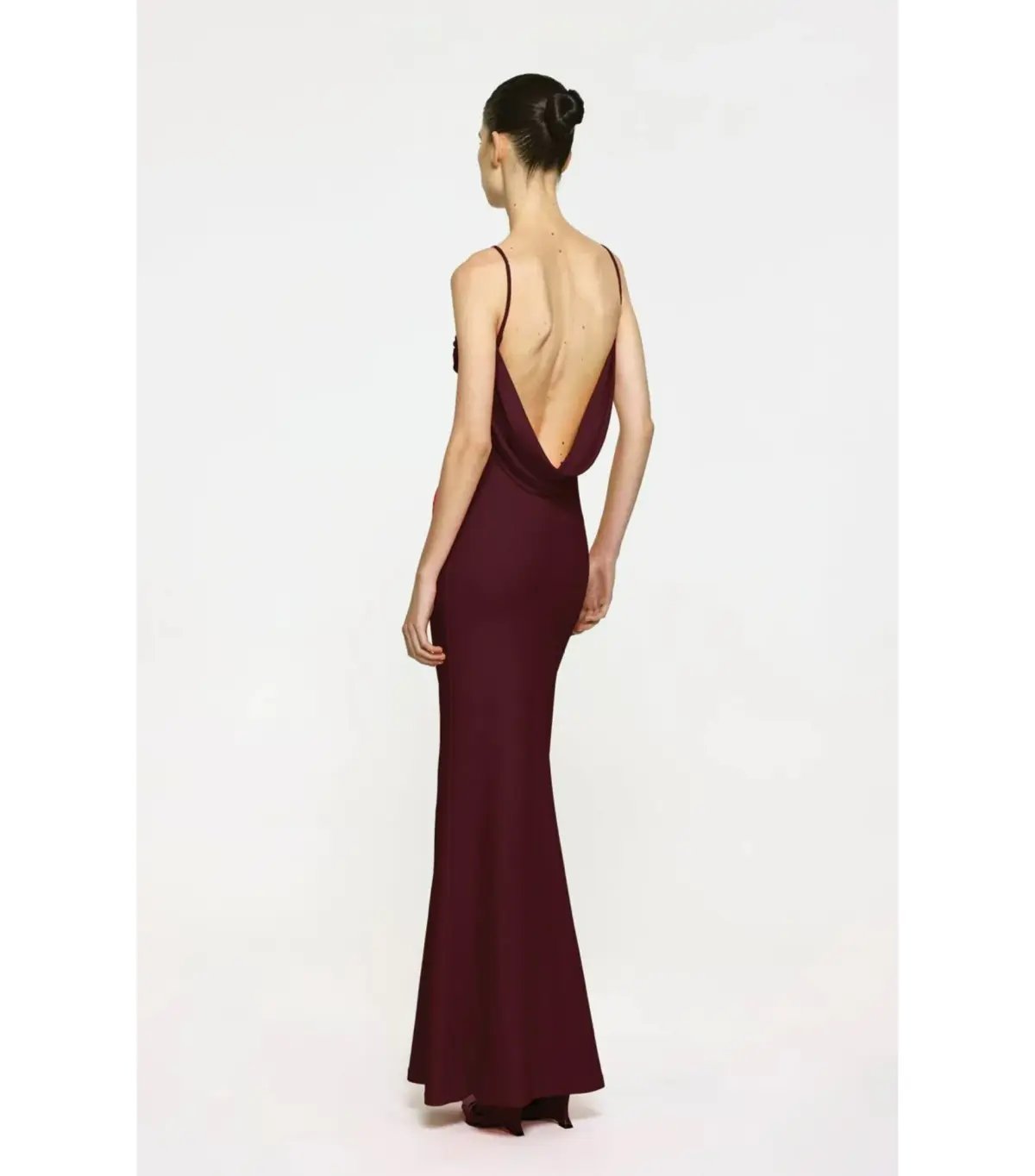 Effie Kats Havilland Maxi Gown in Wine Size AU 8 photo 2