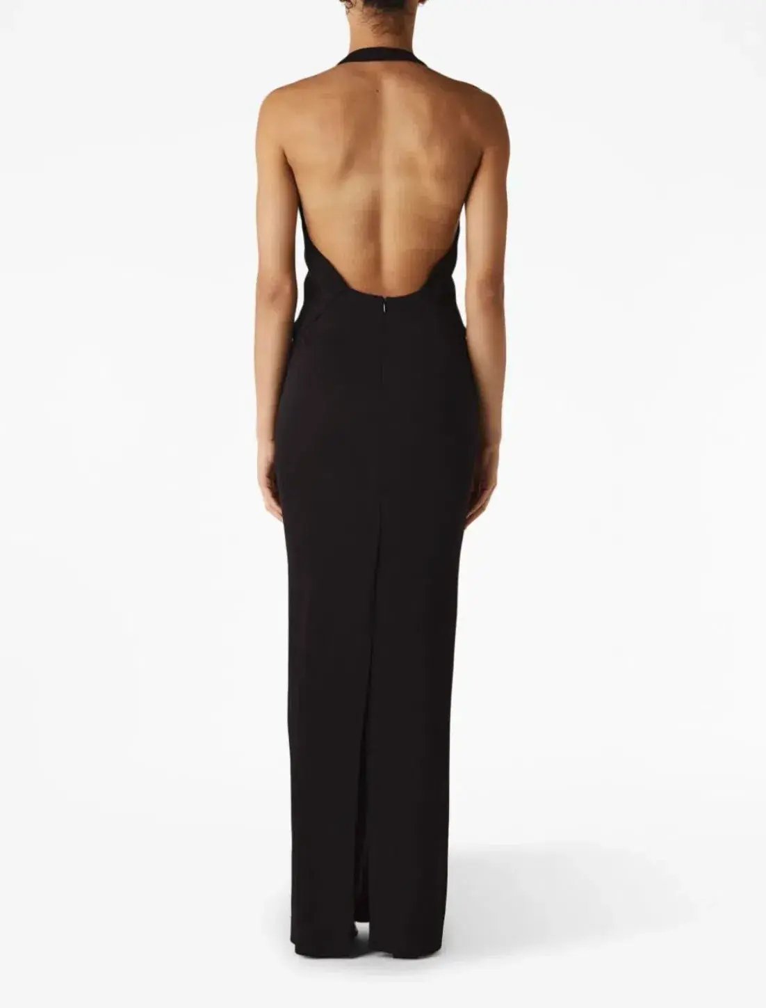 Christopher Esber Tailored Slope Halter Dress Black Size 6 photo 2