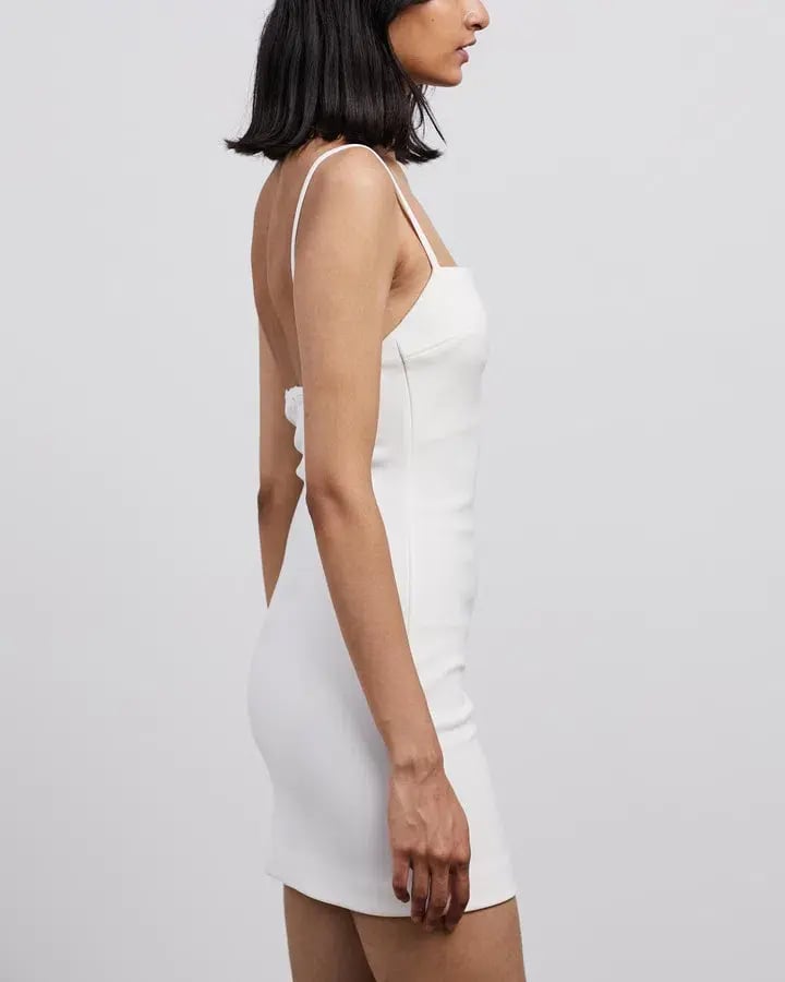 Bec & Bridge Mini Hana Mini Dress Ivory Size 16 photo 3