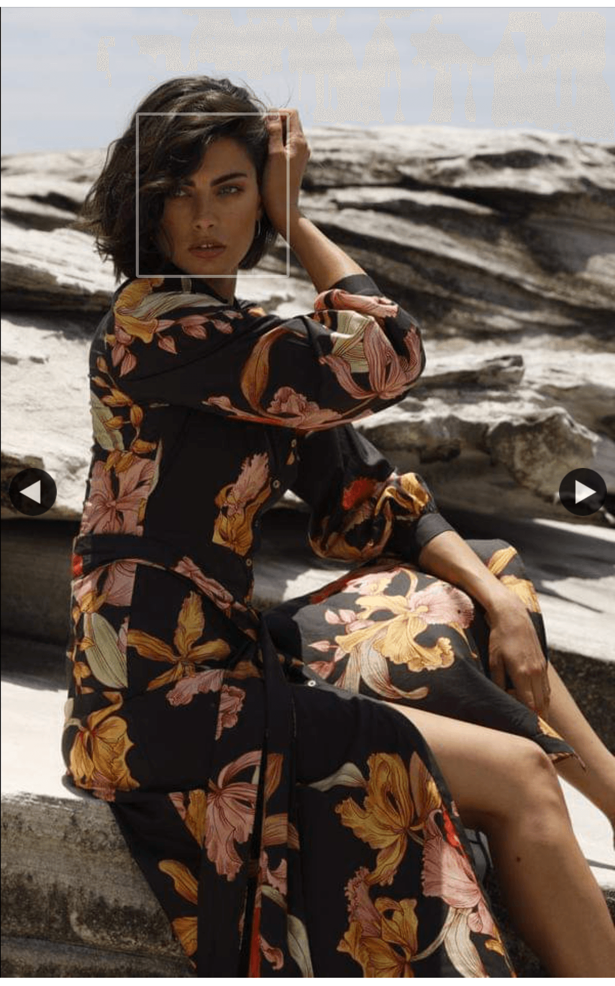 Pasduchas Calyx Shirt Midi Floral Size 8 photo 3