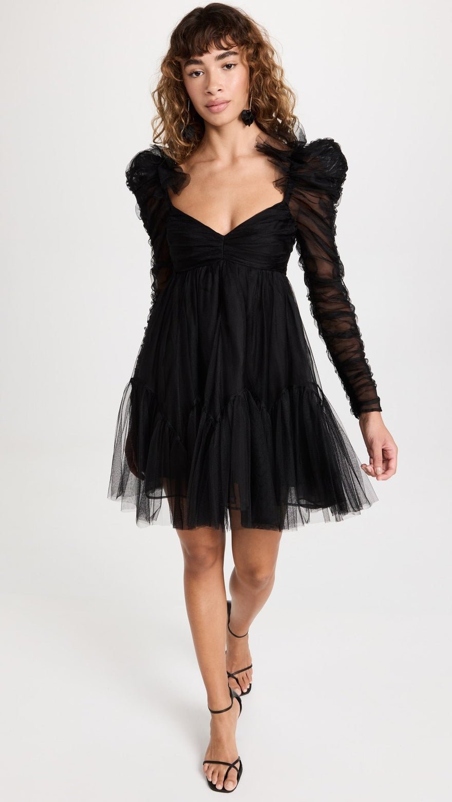 Zimmermann Tulle Ruched Mini Dress photo 3