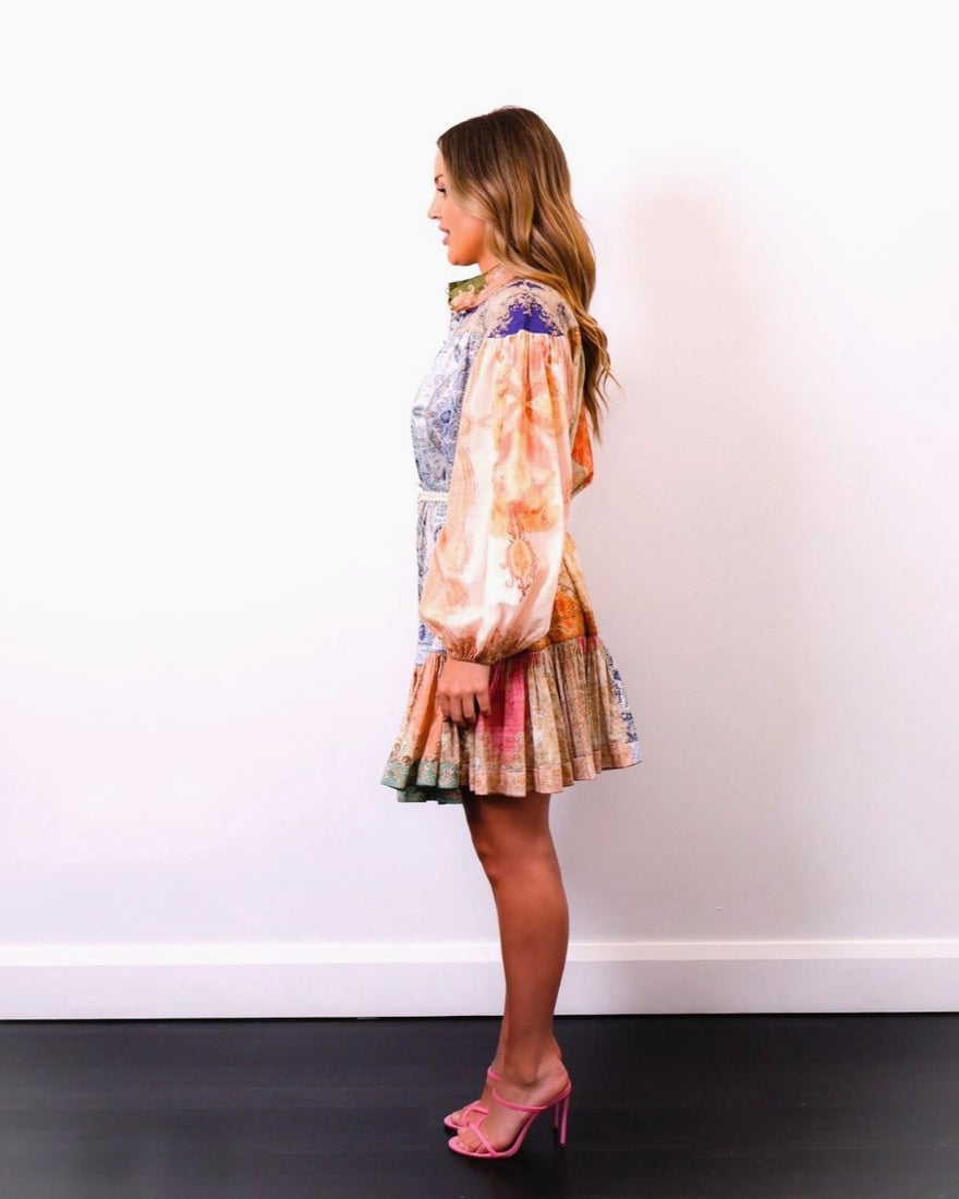 Zimmermann Anneke Spliced Lantern Mini Dress photo 3