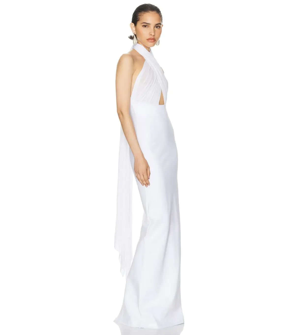 Helsa The Amber Maxi Dress White Size S / AU 8 photo 2