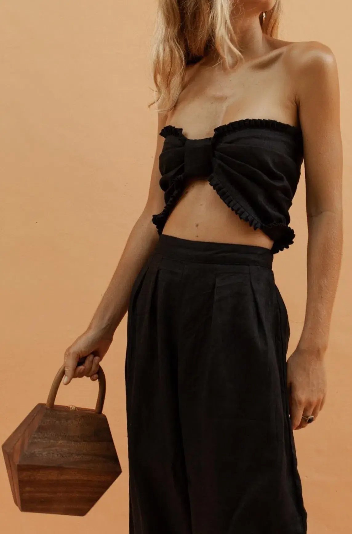 Posse The Label Alfie Jumpsuit Black Size 8 photo 3