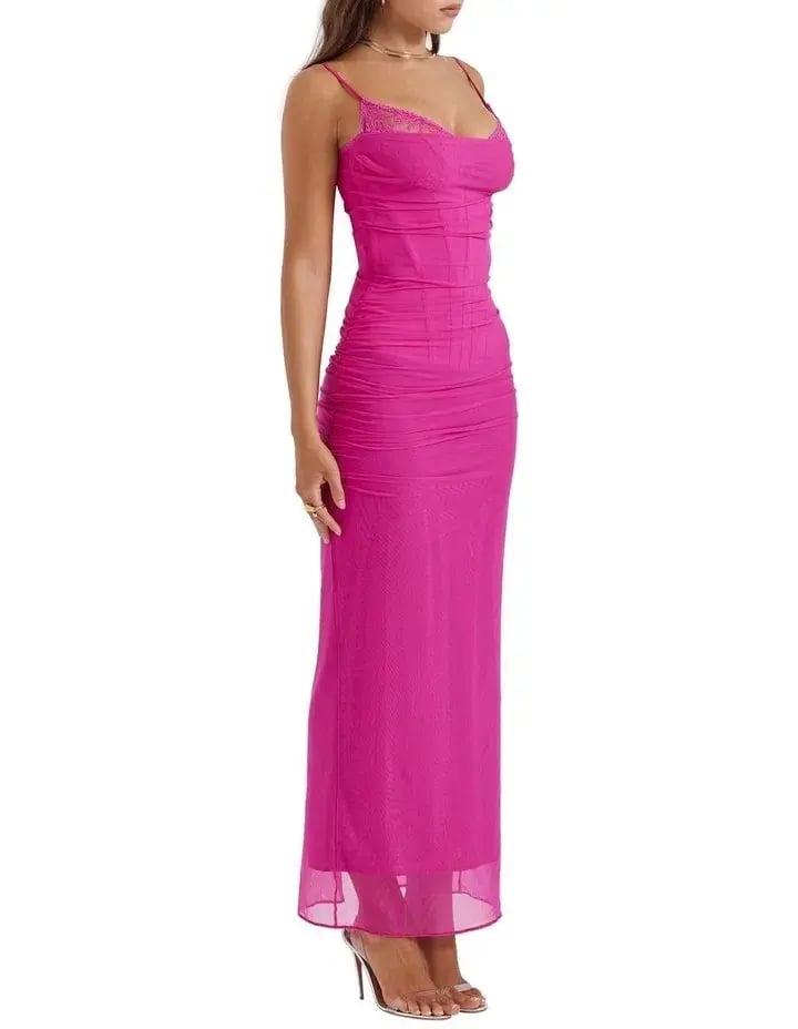 House of CB Nalini Maxi Dress Fuchsia Size XS / AU 6 (D-E Cup Size) photo 2