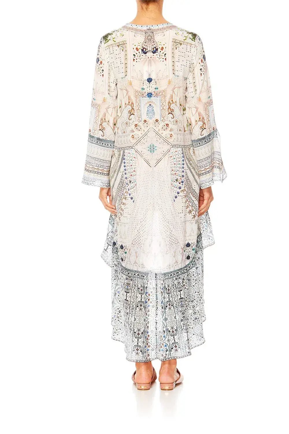 Camilla Breakfast With Silvia Short Dress with High Low Hem Print Size XS photo 3