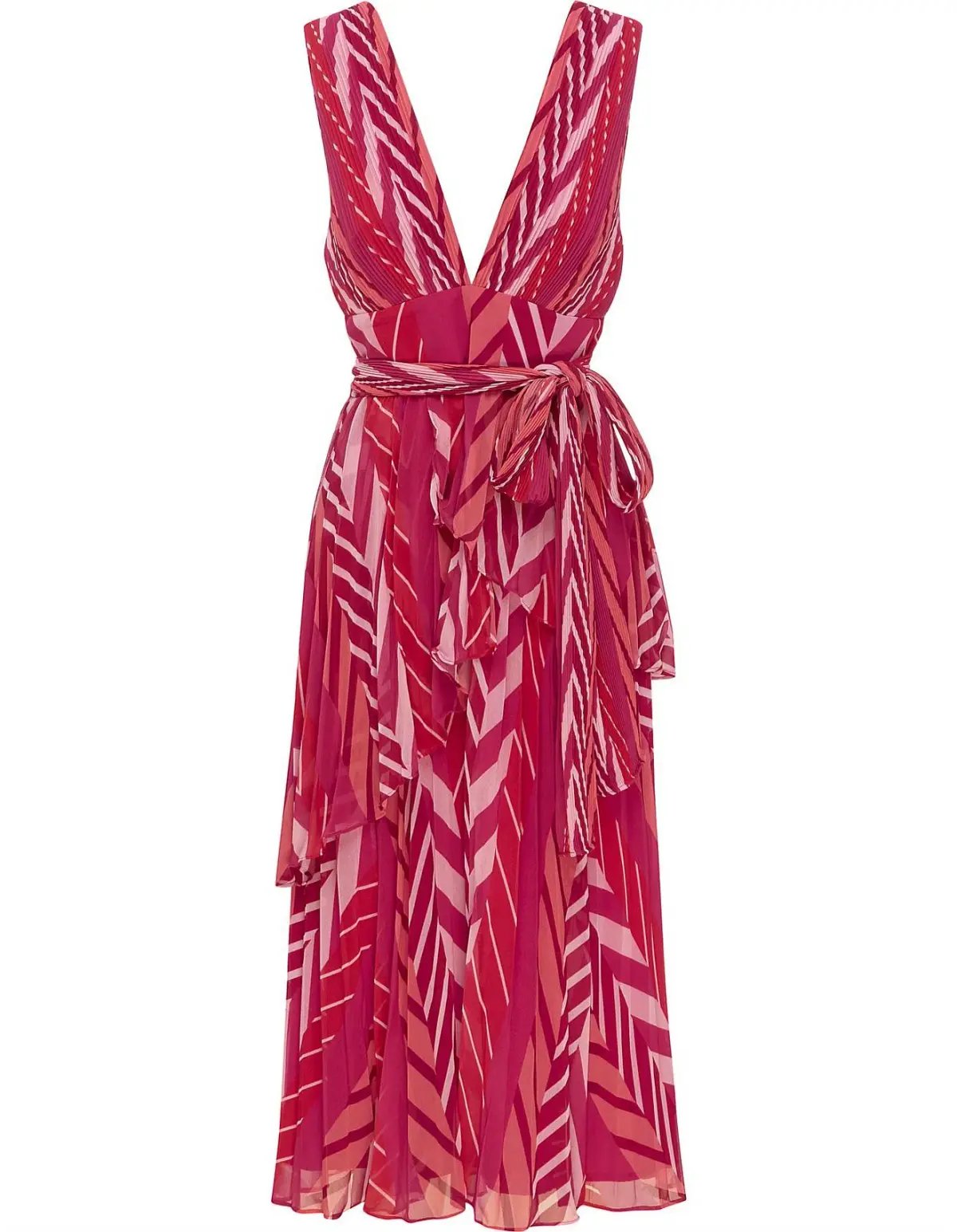 Talulah Sugar and Spice Midi Dress Tango Stripe Size XS / AU 6 photo 2