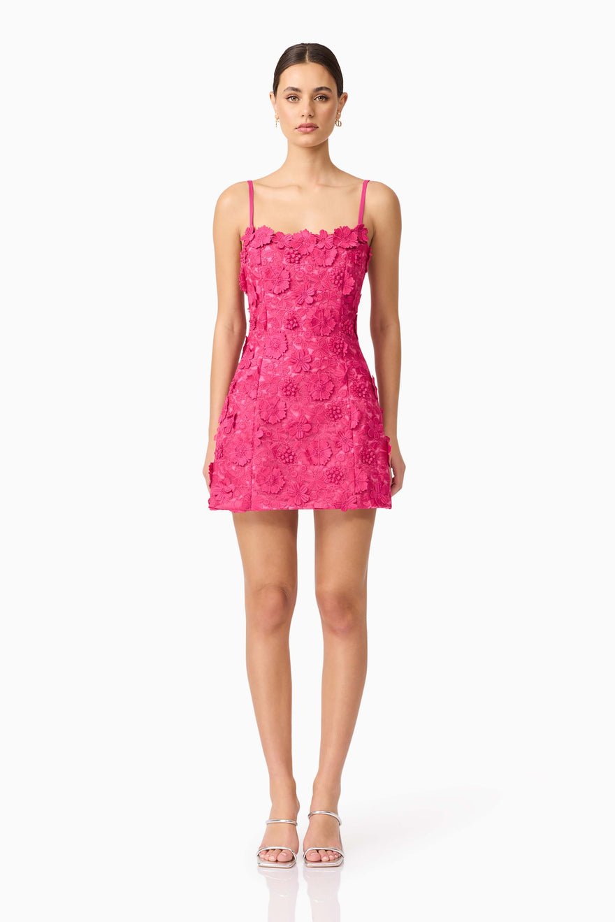 Elliatt Claudia Party Dress - Fuchsia photo 4