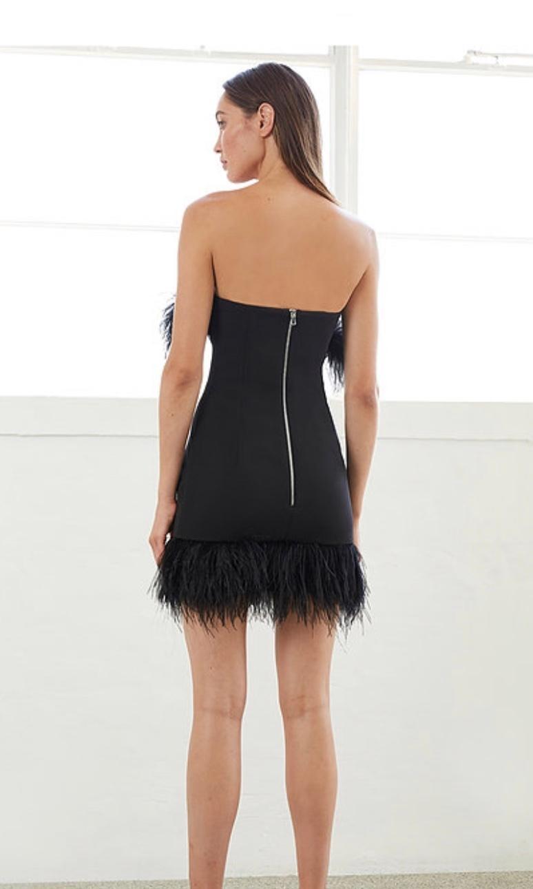 By Johnny Birthday Mini Dress Black Size 8 photo 4