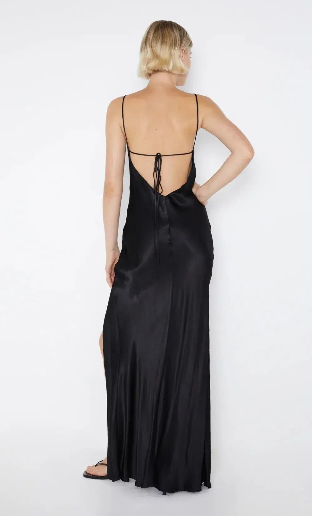 Bec & Bridge Ren Split Maxi Dress in Black Size 6 photo 3