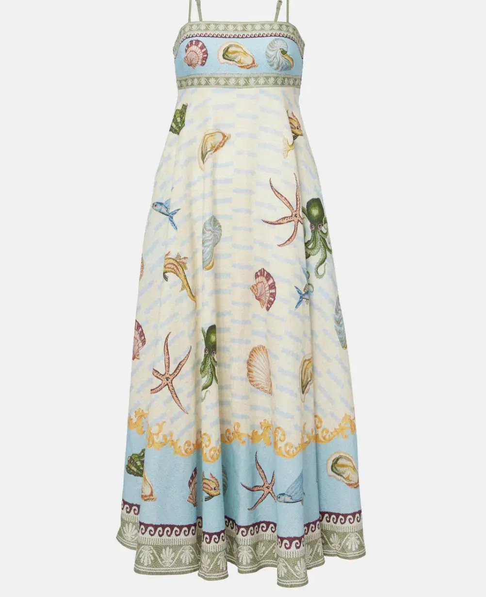 Alemais Bath House Sundress Midi Size AU 6 photo 5
