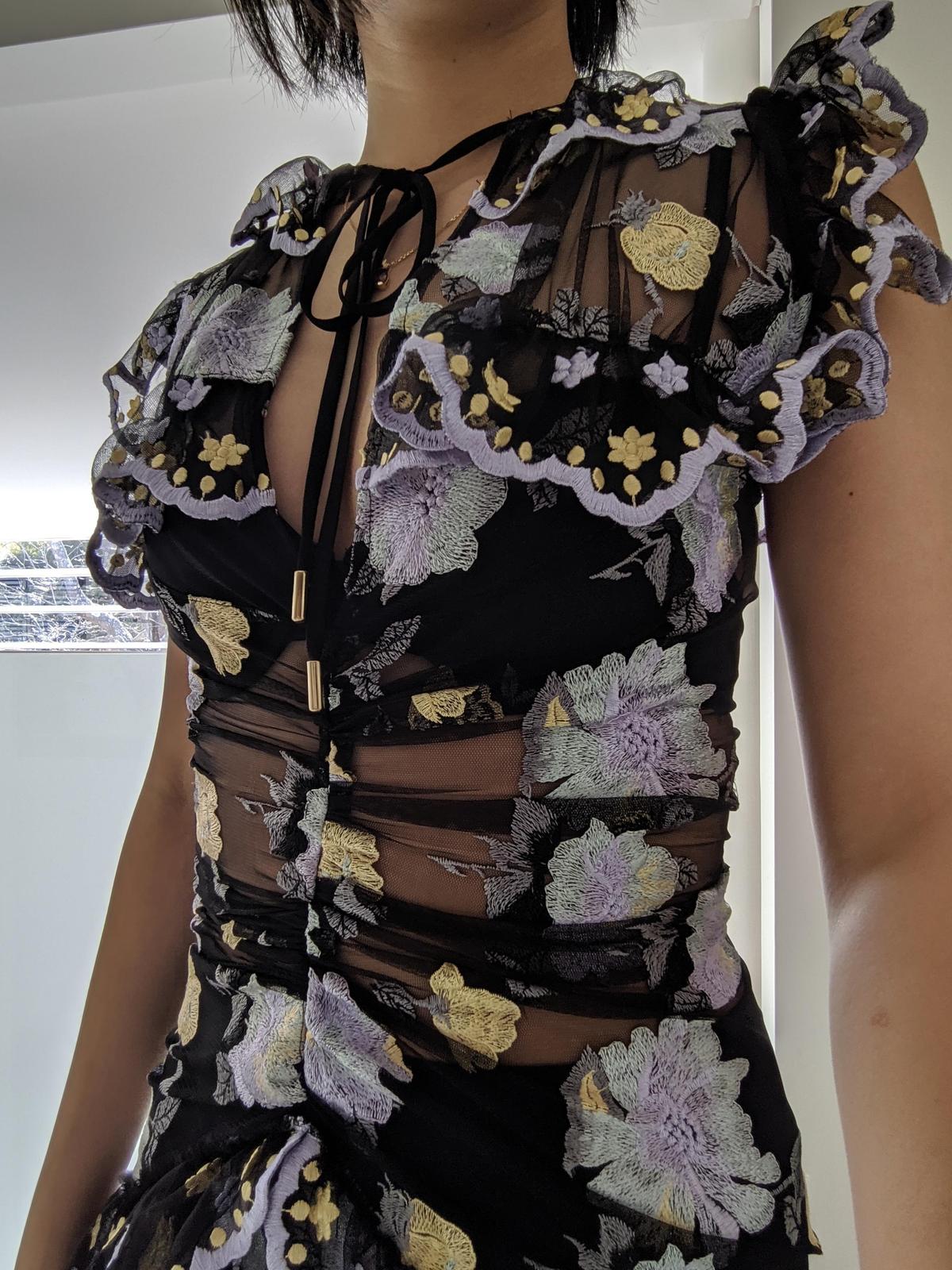 Alice McCall Floating Delicately Dress Black Size 4 photo 5