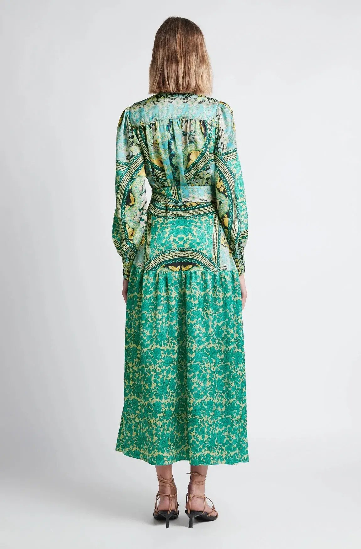 Sheike Georgia Shirt Dress Print Size 12 photo 2
