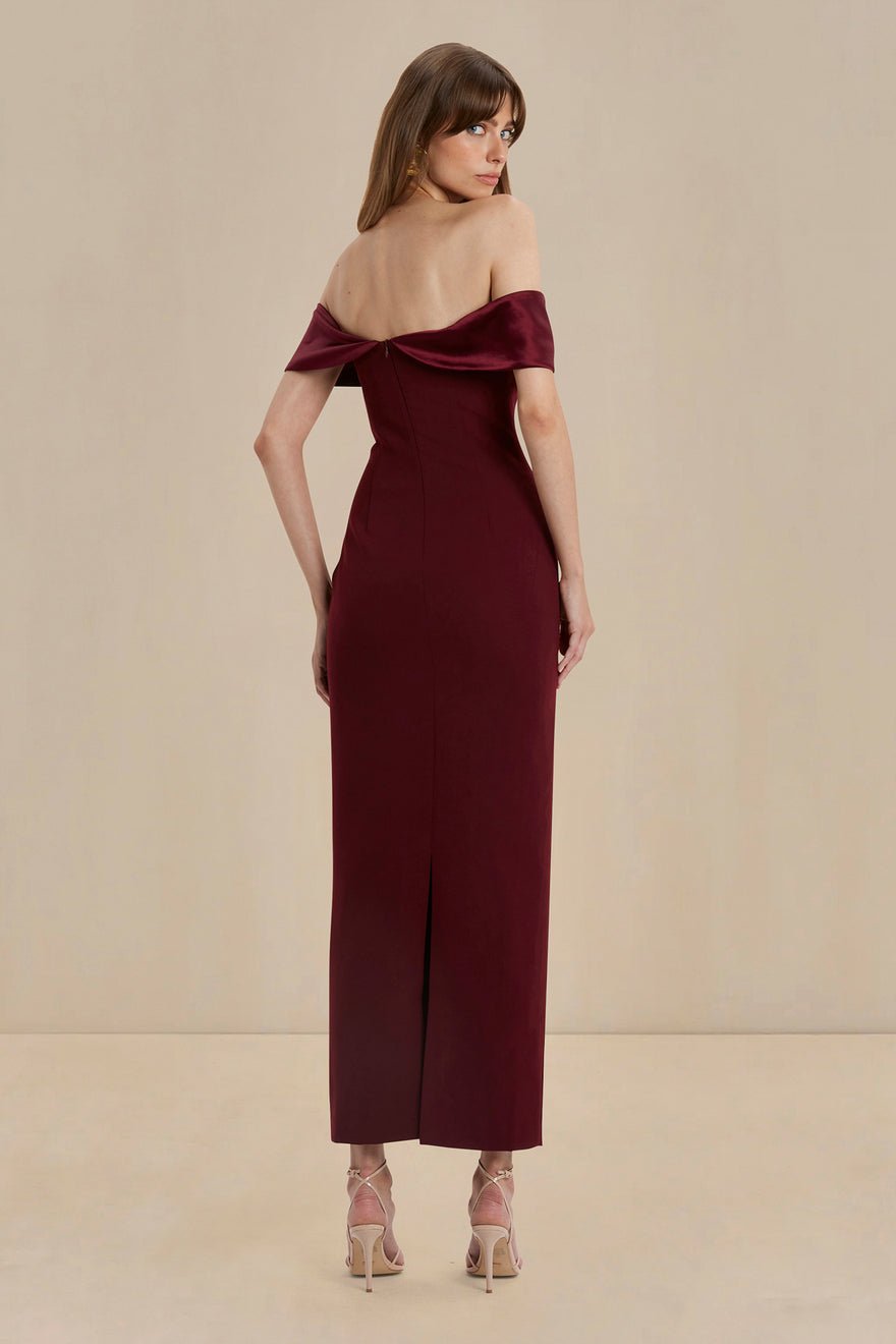 Sonya Alehi Dress - Merlot photo 3