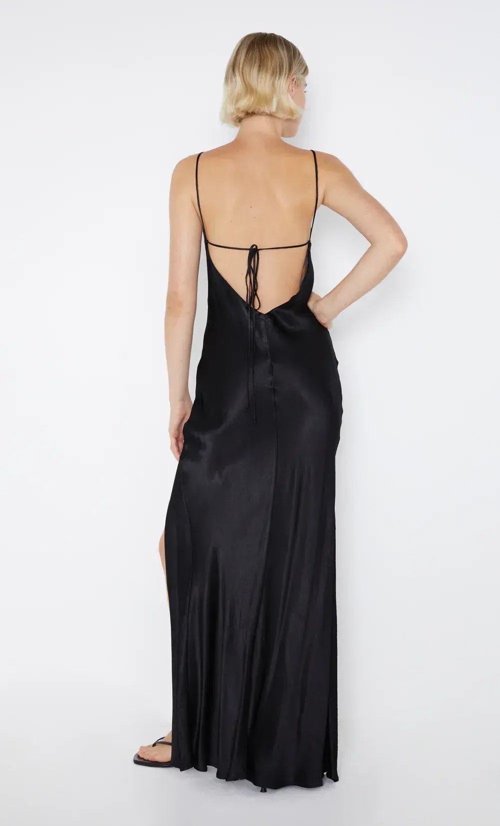 Bec & Bridge Ren Split Maxi Dress Black Size S / 8 photo 3