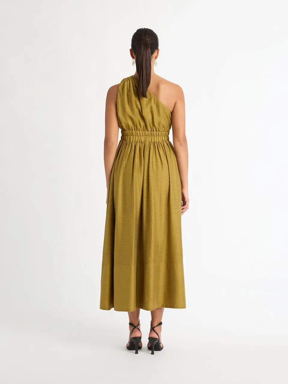 Sheike Gemma Maxi Dress Olive Green Size AU 8 photo 4