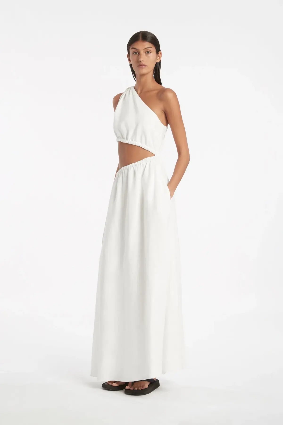 Sir The Label Blanche Asym Gown in Ivory Size 1 photo 2