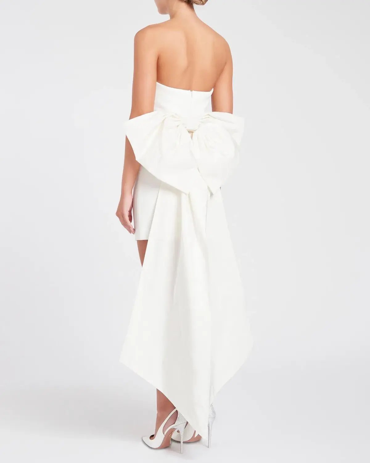 Rebecca Vallance Daphne Mini Dress Ivory Size 10 photo 3