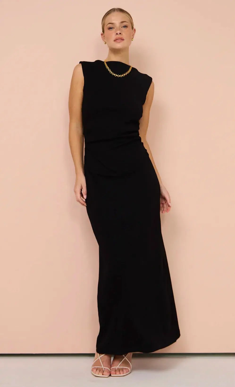 Friends With Frank The Harlow Dress in Black Size AU 12 photo 3