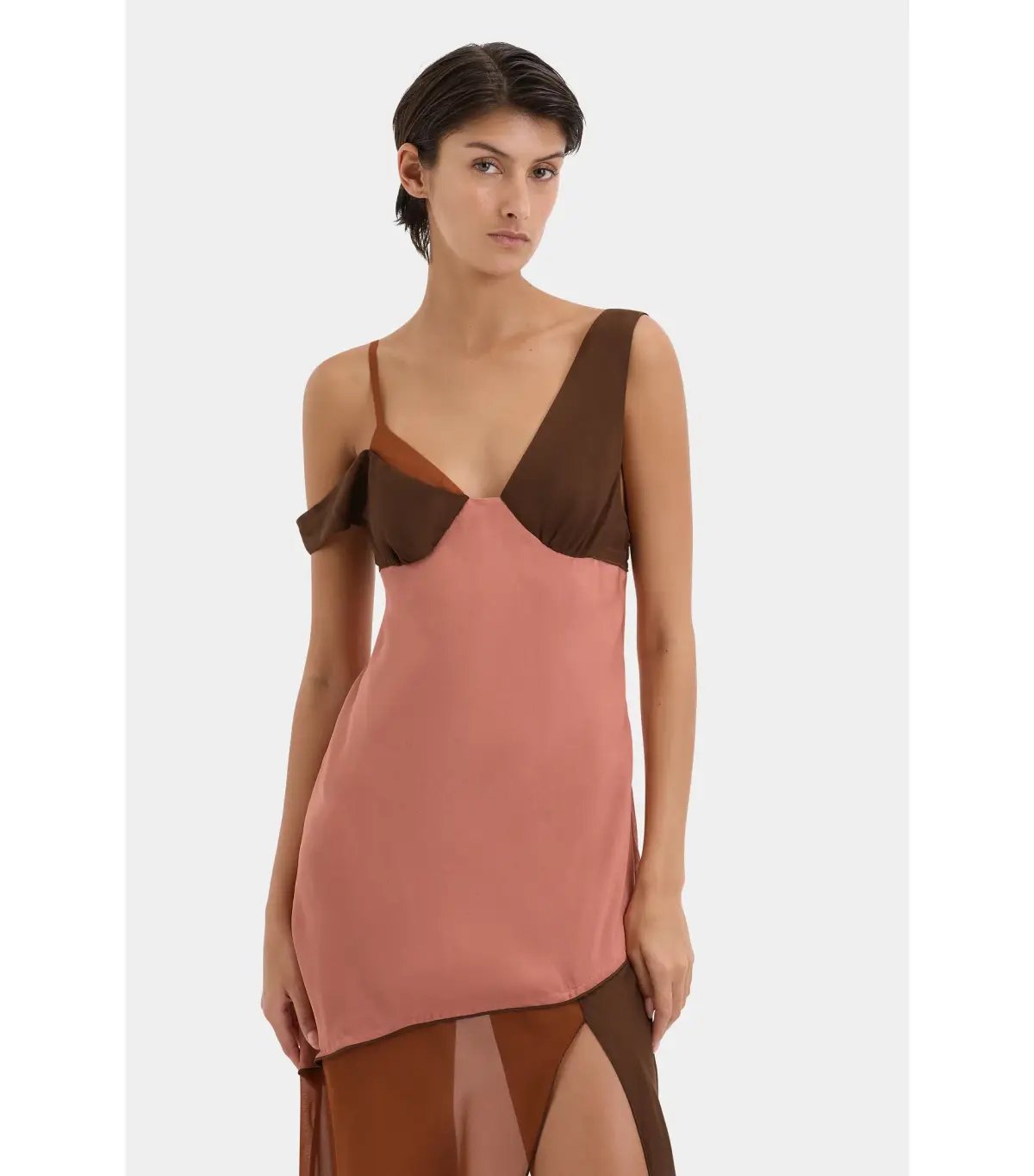Sir The Label Halcyon Midi Dress in Almond Splice Size 1 / AU 8 photo 2