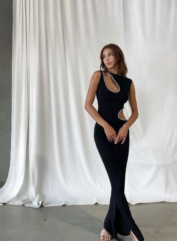 IVONA SKELO VIVIA DRESS BLACK photo 4