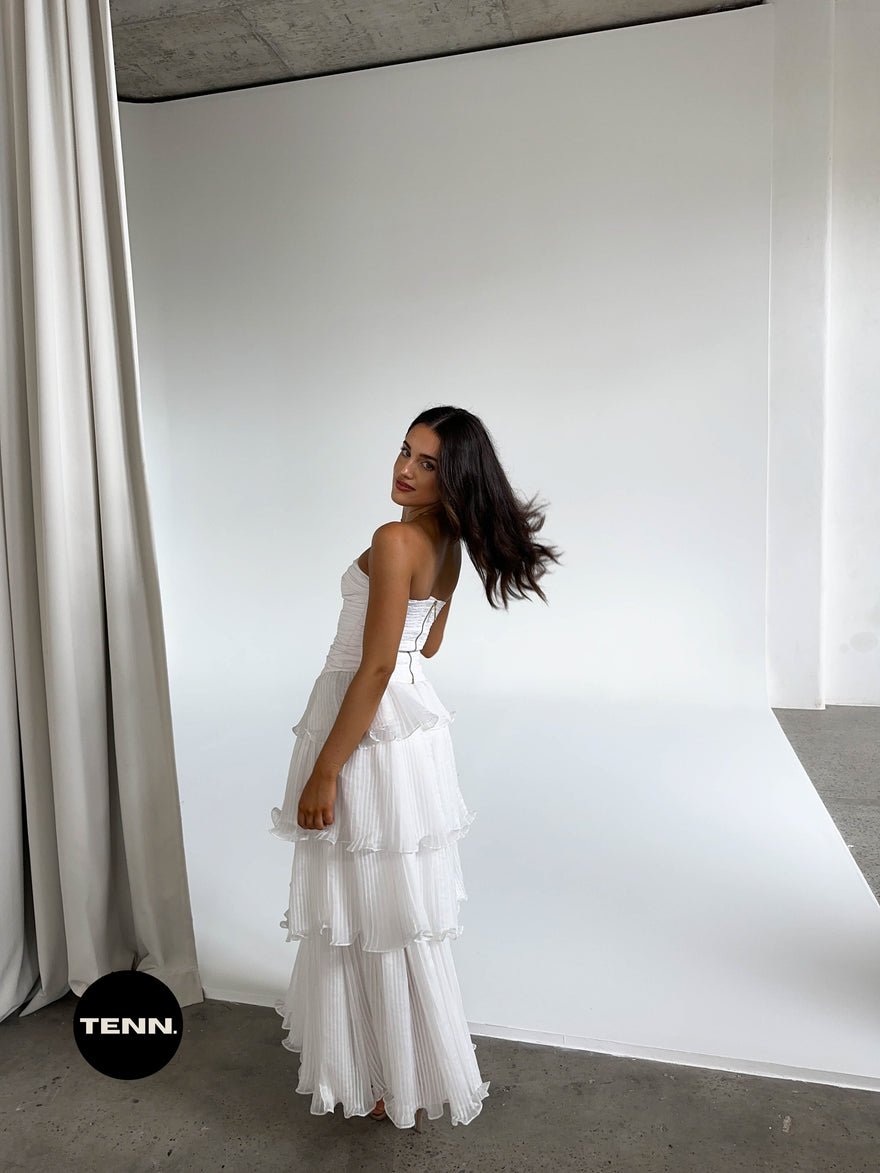 Aje Sunbeam Bustier & Cosmos Tiered Maxi Skirt photo 2