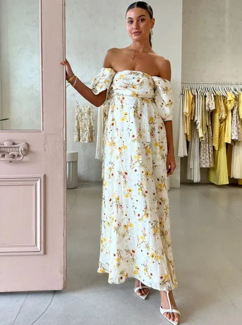 Issy Circles Dress in Yellow Poppy Size 12 photo 4