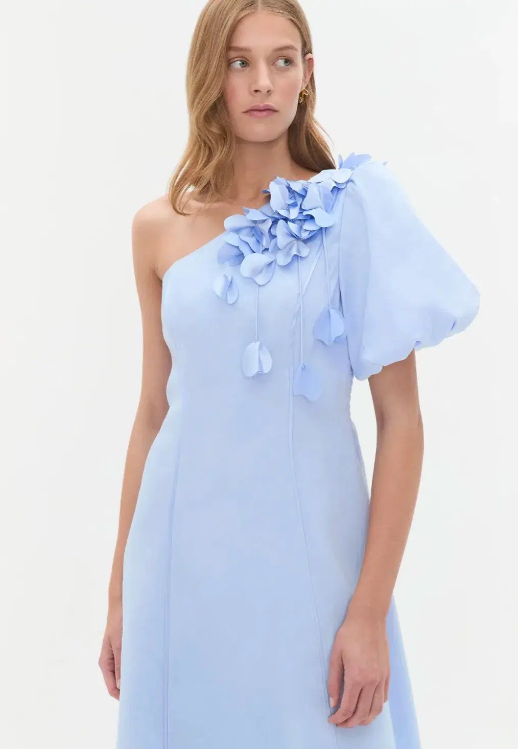 Aje Camille Midi Dress Blue Size 8 photo 3