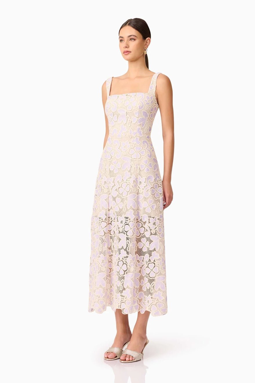 Elliatt Jasmine Midi Dress - Lilac Multi photo 4