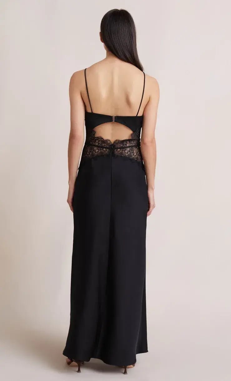 Bec and Bridge Camille Maxi Dress Black Size 10 photo 3