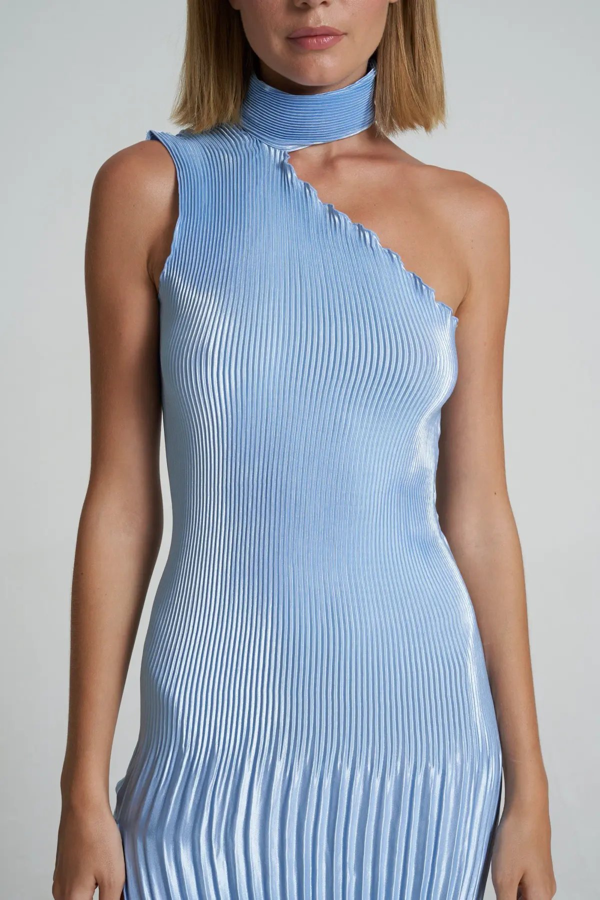 Lidee Soiree 90s Gown Sky Blue Size 8 photo 3