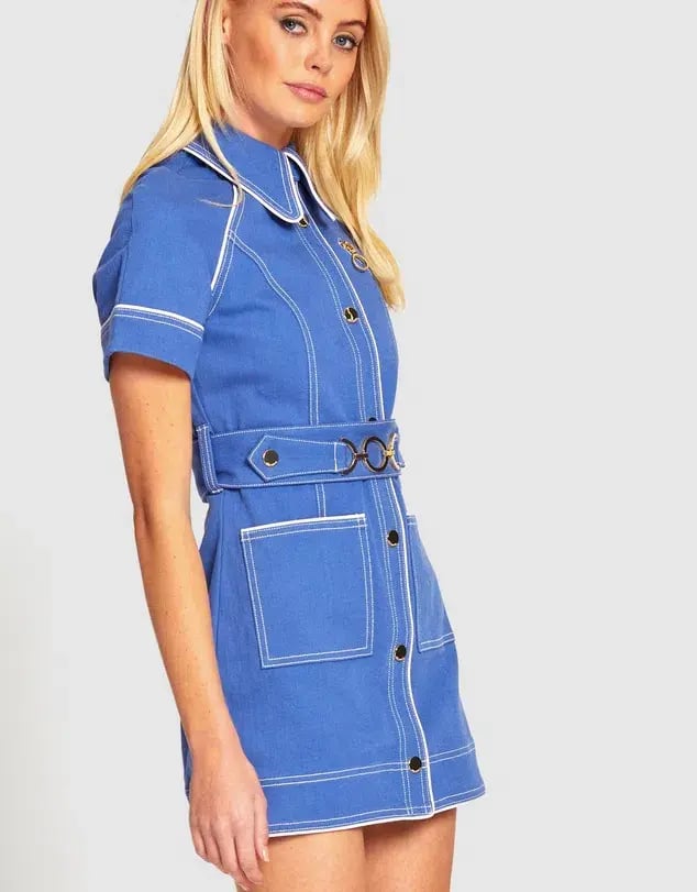 Alice McCall Saturdays Mini Dress Blue Size 8 photo 5
