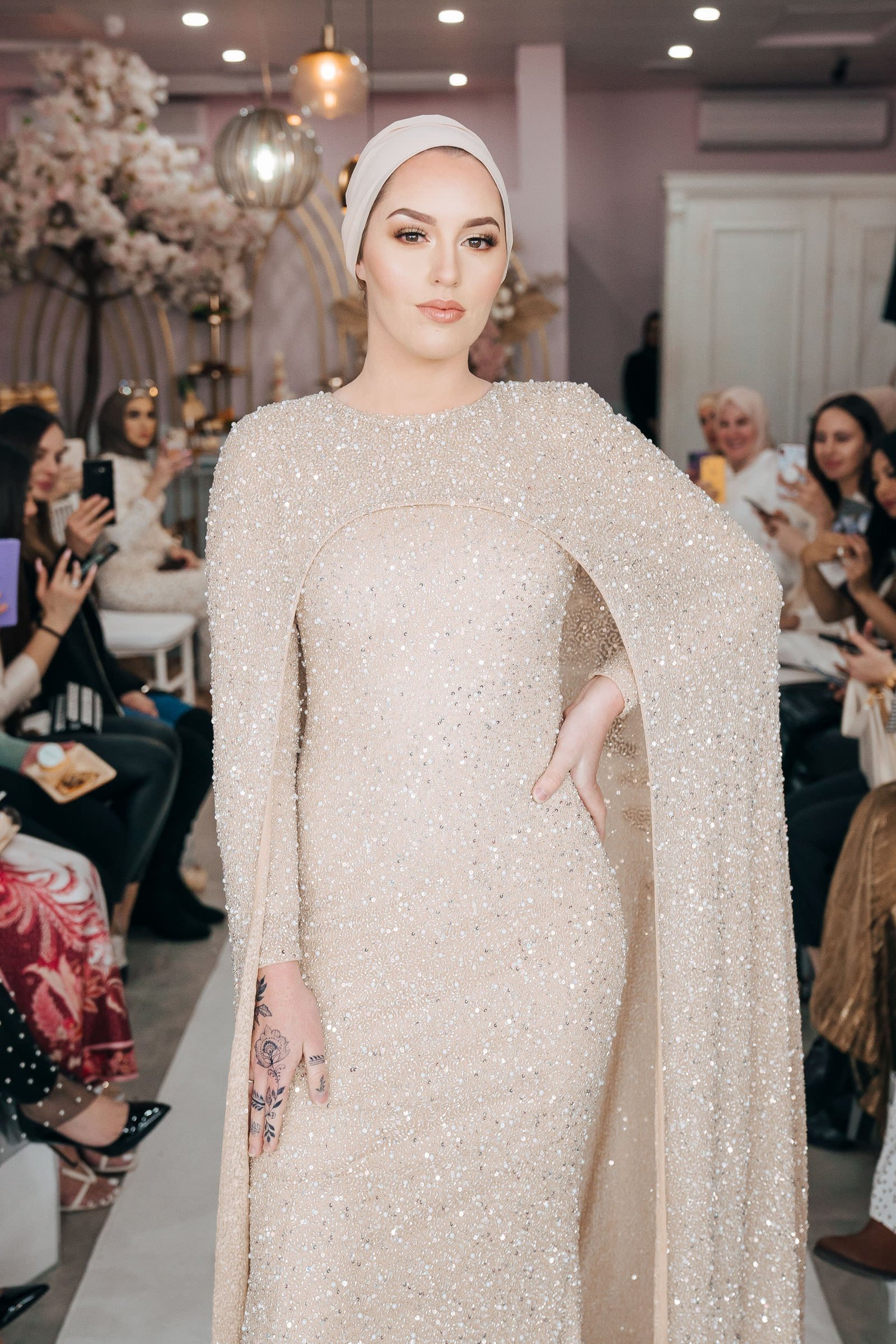 HAWRA CAPE BY MY SECRET WARDROBE NUDE photo 3