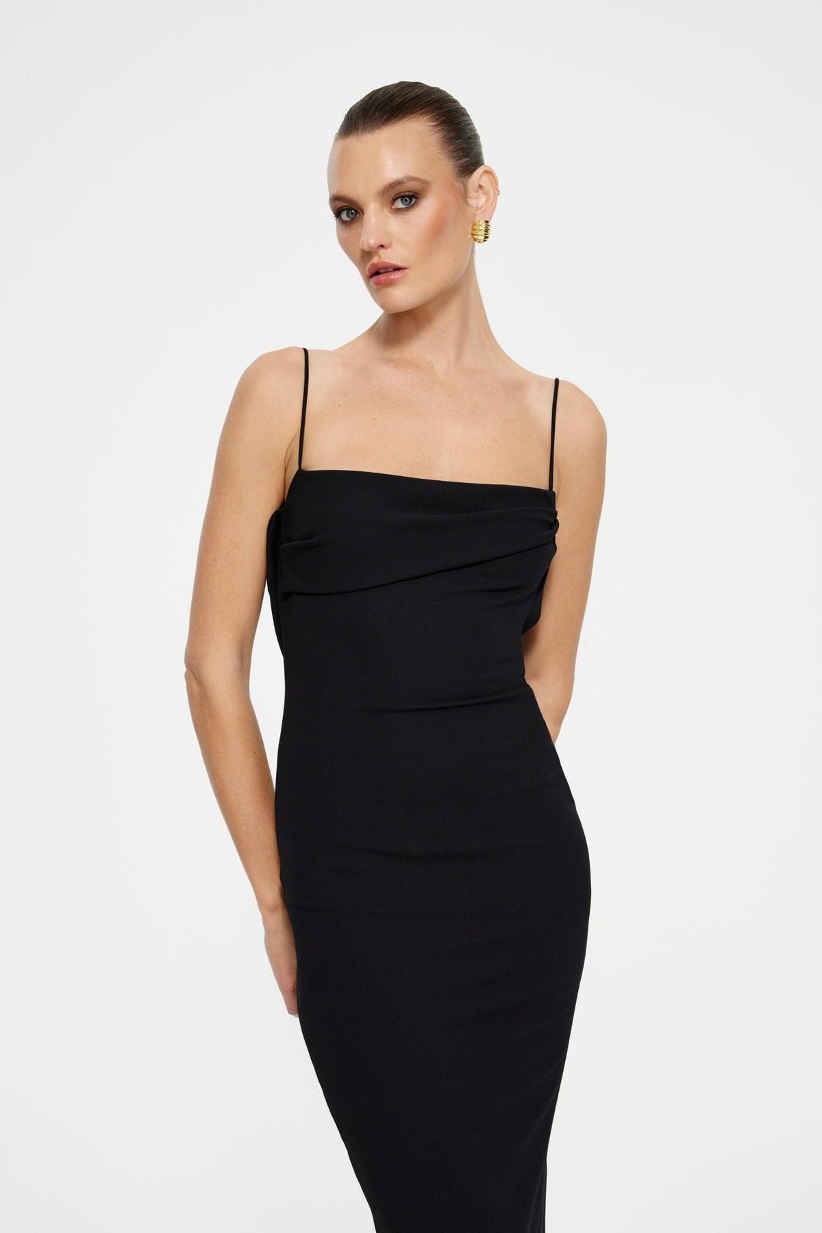 EFFIE KATS HAVILLAND GOWN - BLACK photo 3