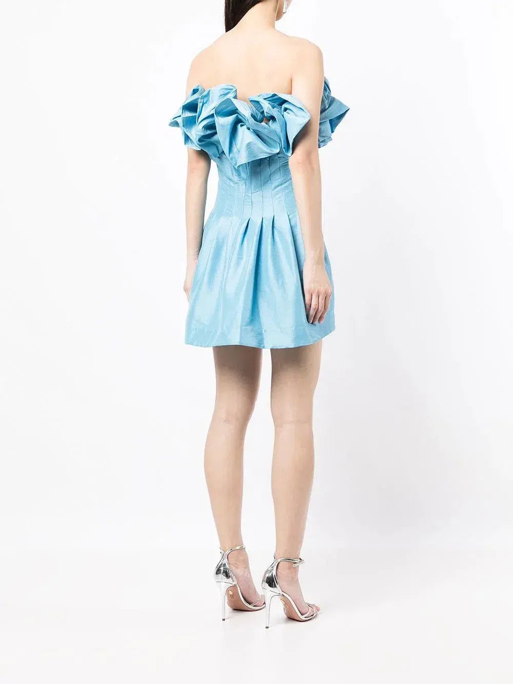 Rachel Gilbert Freida Strapless Mini Dress Blue Size 3 / Au 12 photo 4