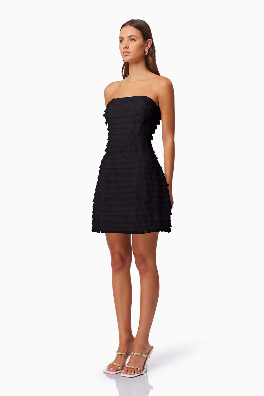 Elliatt Hailey Party Dress - Black photo 3