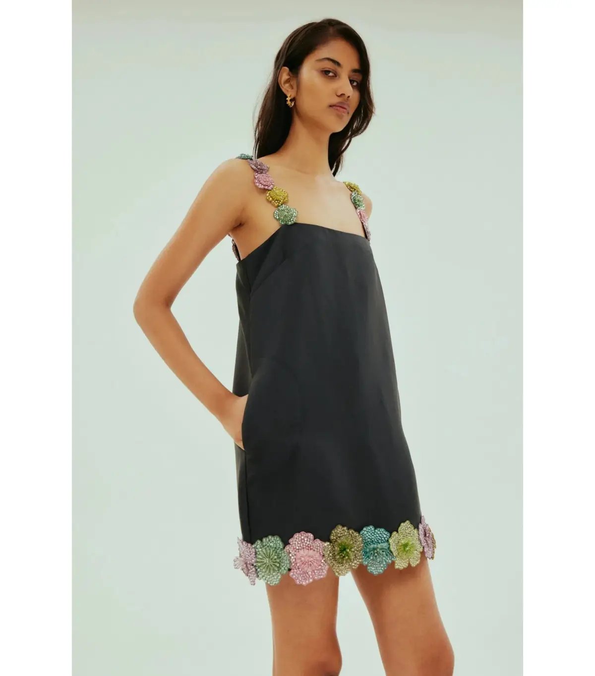 Alemais Lolita Mini Dress Black Size AU 10 photo 4