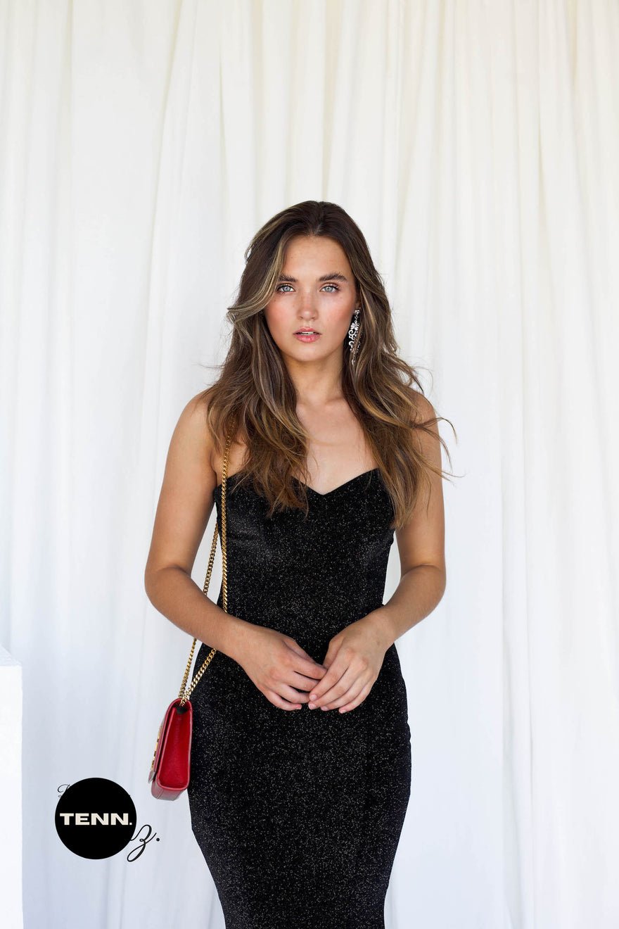 TPC Cindy Gown - Black Sparkle photo 3