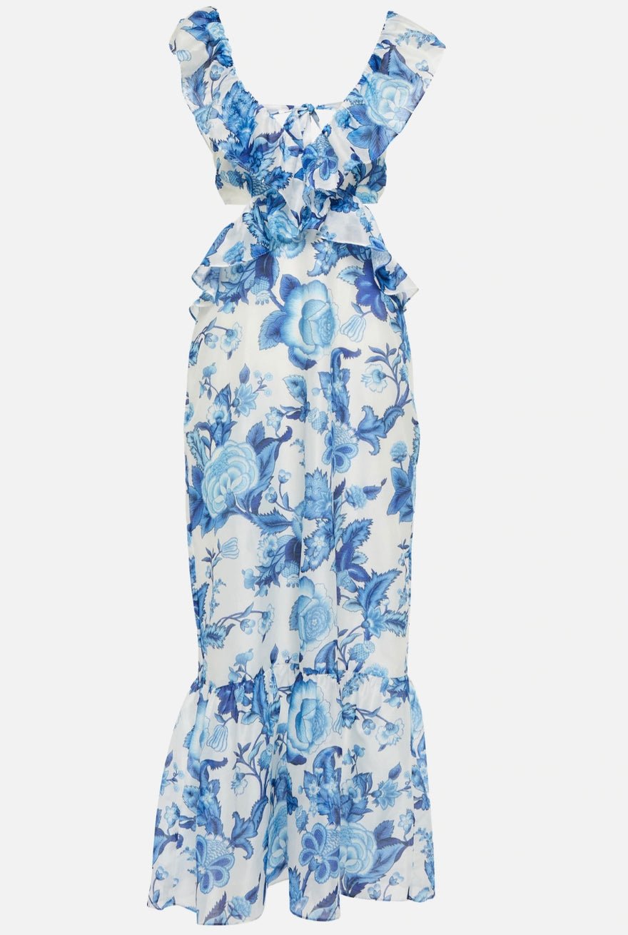 Sir The Label Amaris Frill Midi Dress photo 2