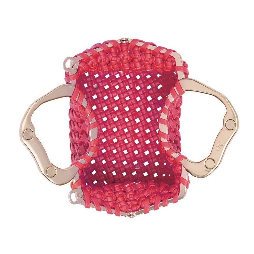 Aje Weave Micro Clutch | Pink photo 3