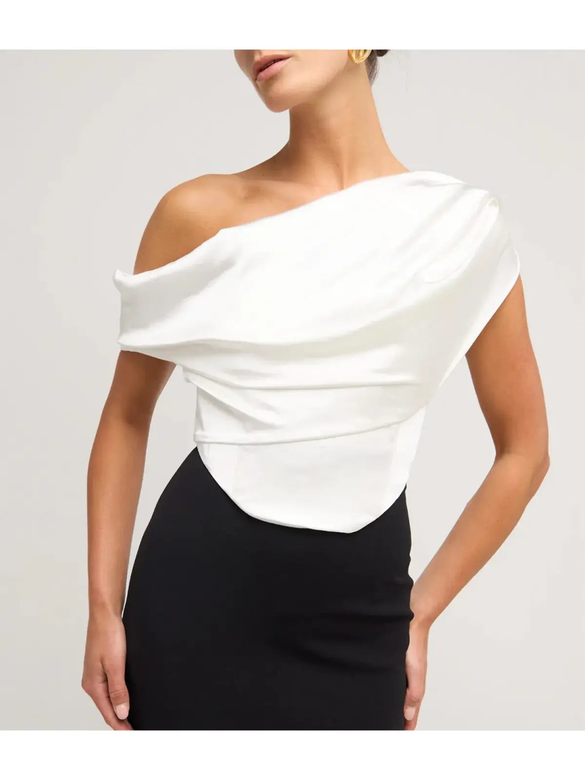 Solace London Kara Maxi Dress Black/Cream Size AU 12 photo 2