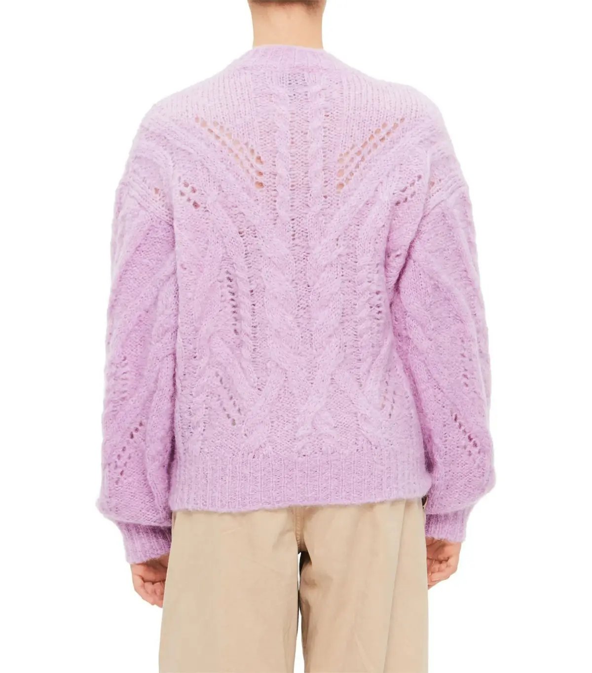 Isabel Marant Eline Chunky Knit Sweater Lilac Size 10/38 photo 5