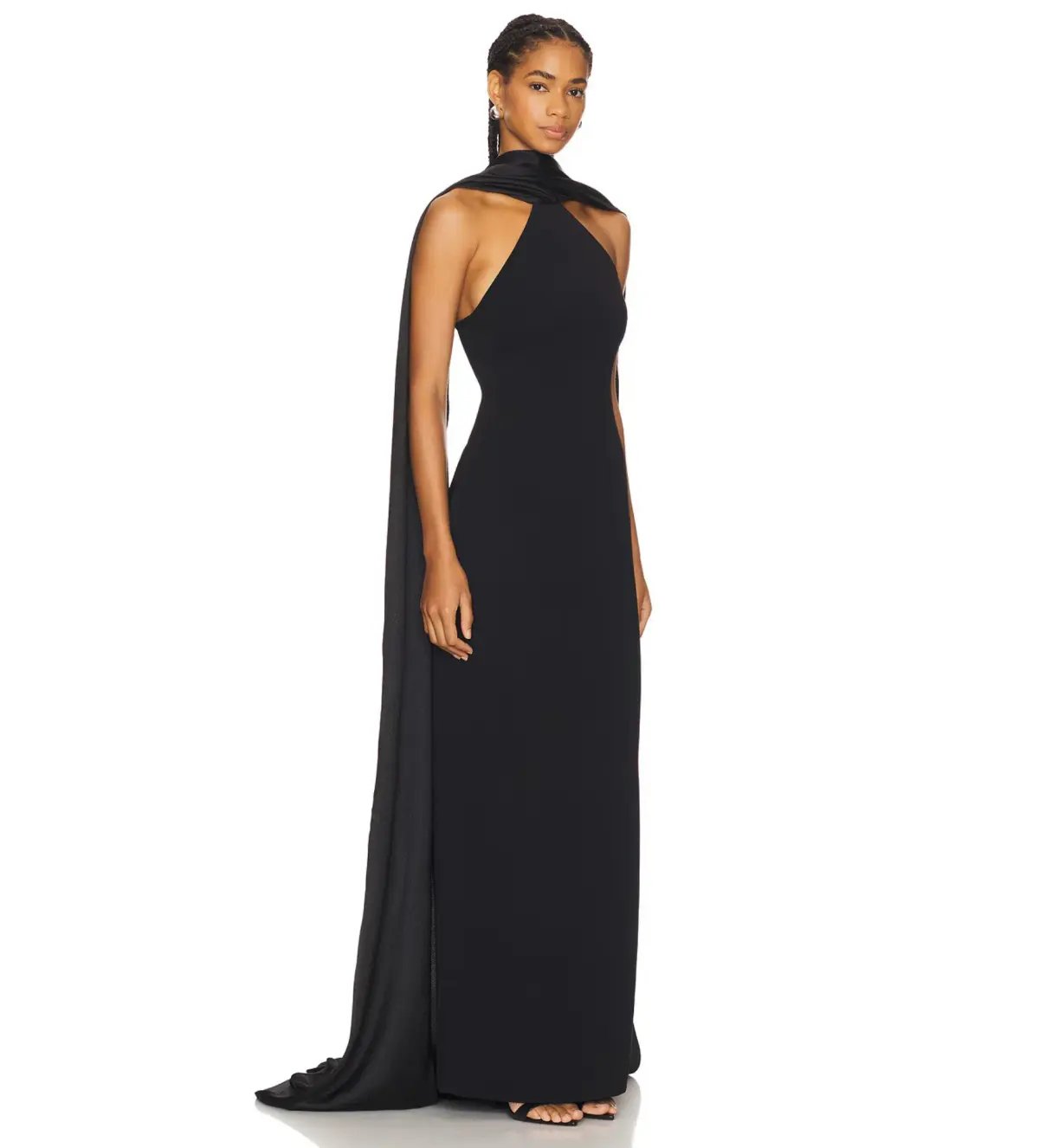 Solace London Ophelia Maxi Dress Black Size AU 12 photo 2