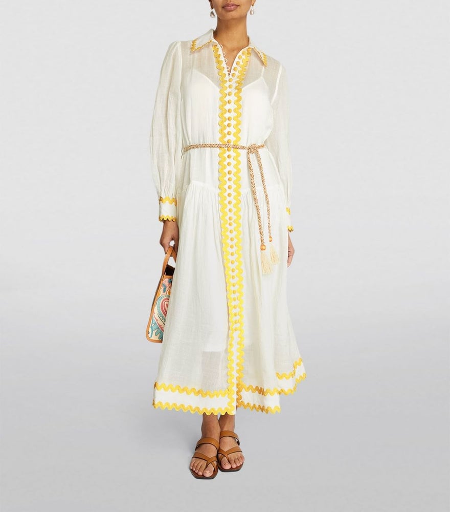 Zimmermann Cira Drop Waist Shirt Dress photo 2