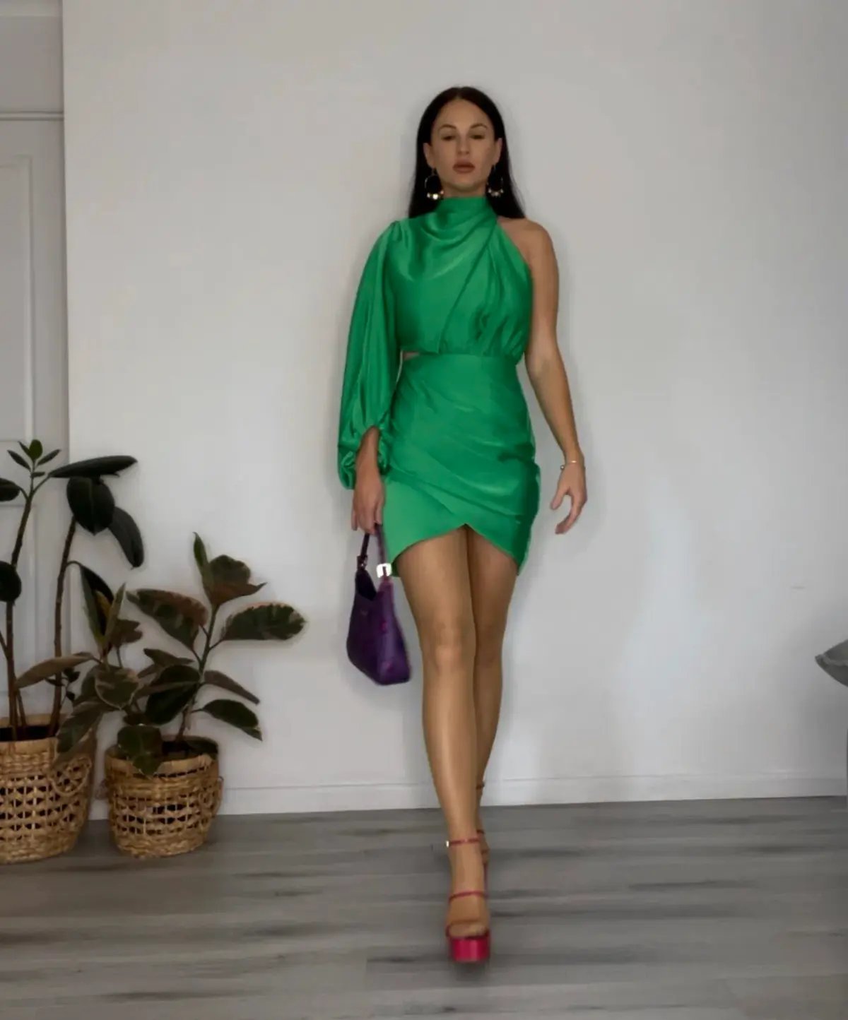 Sheike Juliette Dress Green Size 6 photo 4