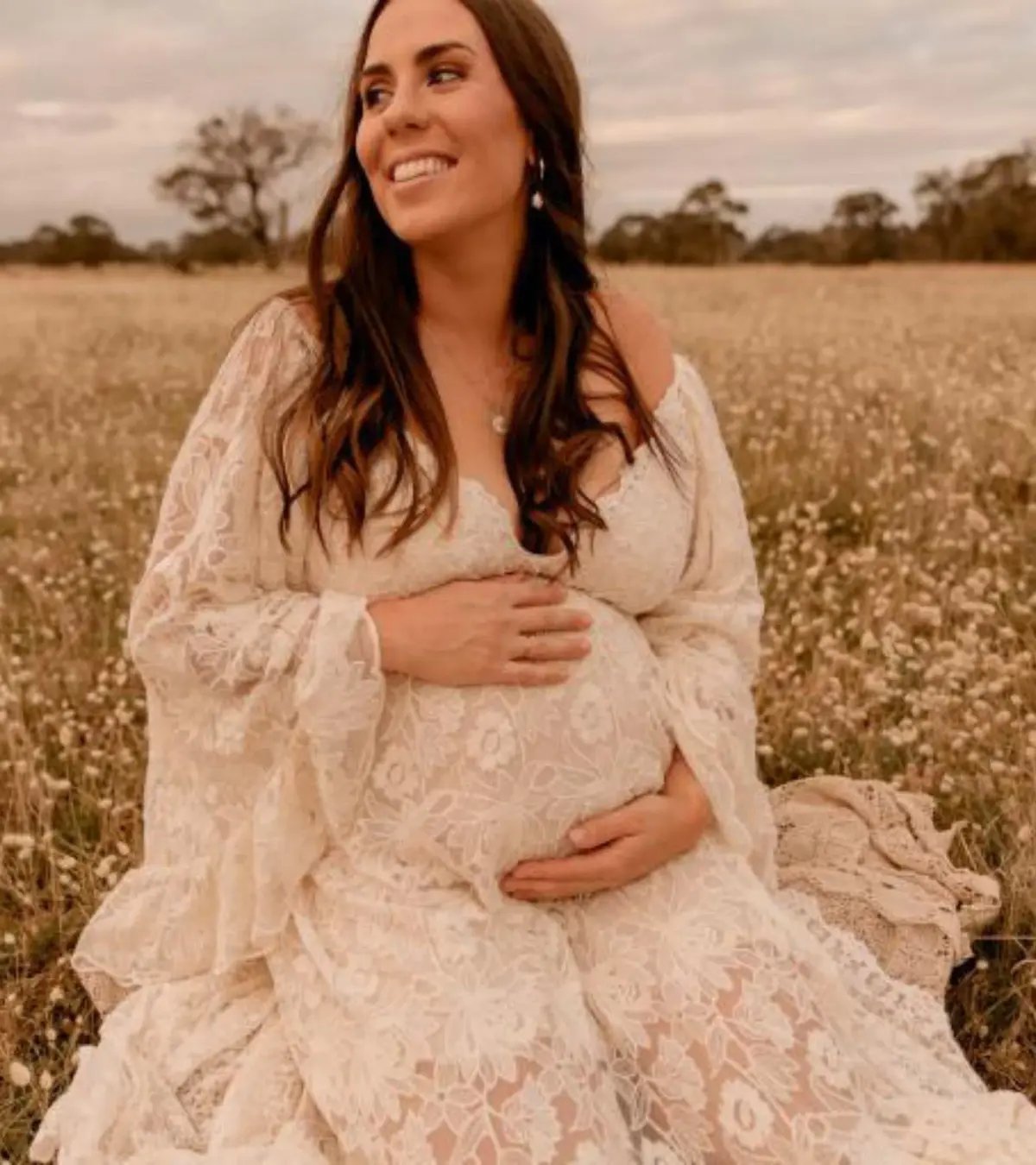 We Are Reclamation Much Love Gown Cream One Size photo 11
