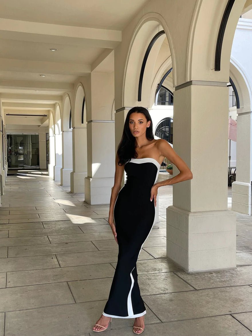 Bianca and Bridgett Ashley Dress - Black photo 4