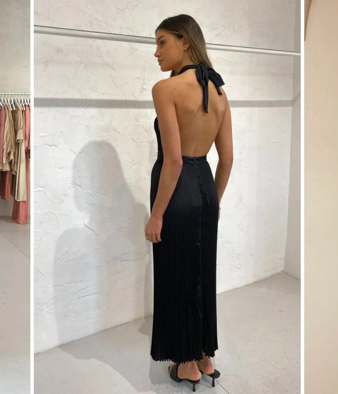 L'Idee Renaissance Gown Black Size AU 8 photo 3