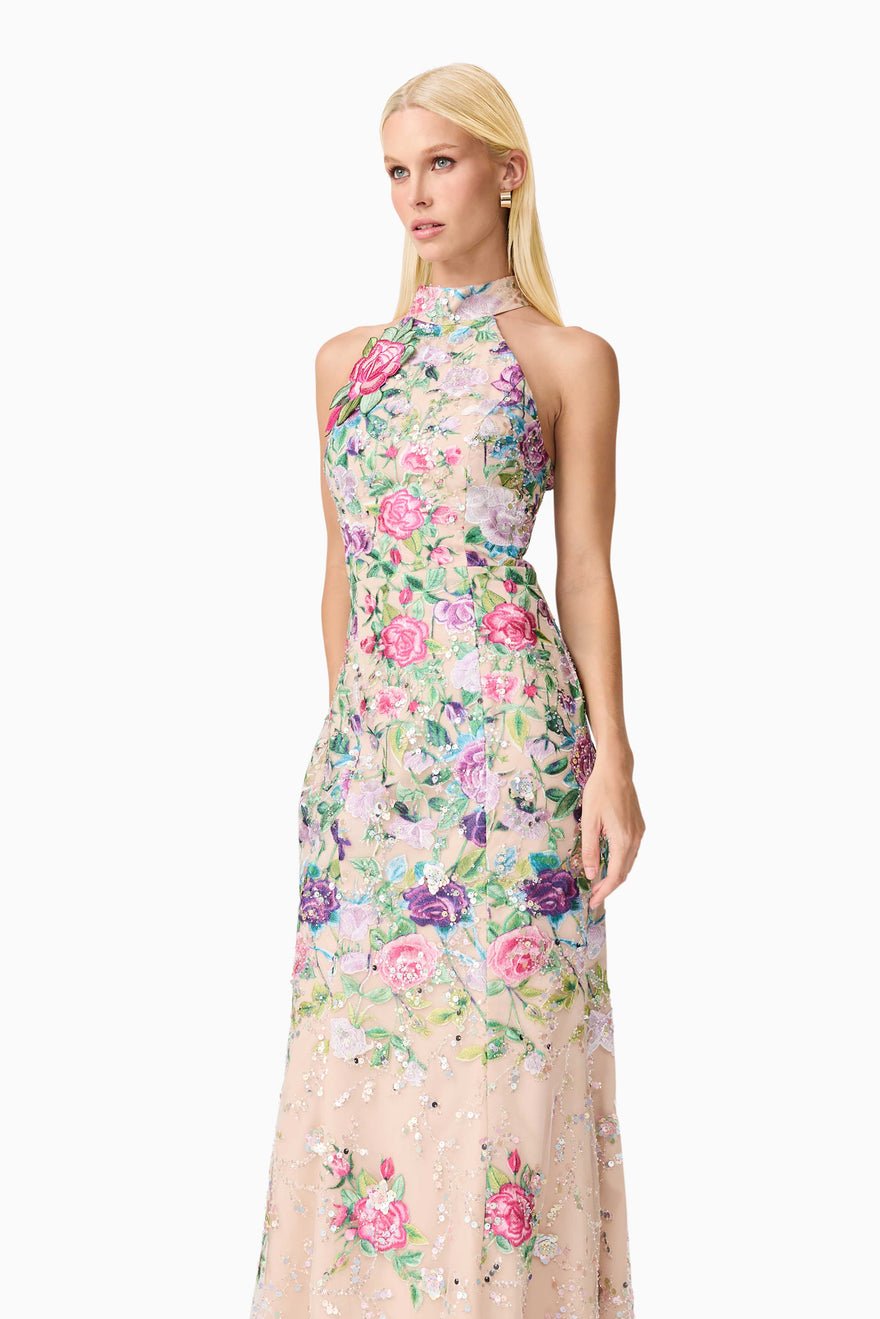 Elliatt Eliska Gown - Floral Multi photo 2